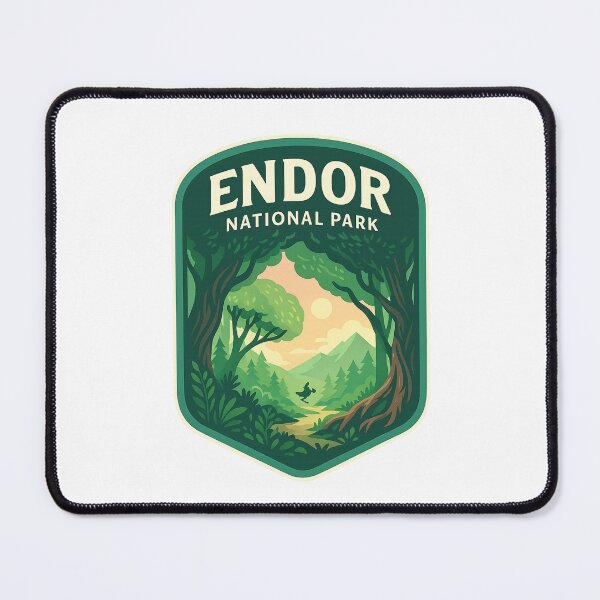 Item preview, Endor National Park Forest Sunset Trail designed and sold by Places On Earth.