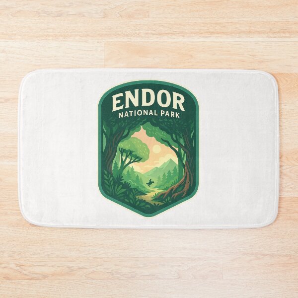 Item preview, Endor National Park Forest Sunset Trail designed and sold by Places On Earth.