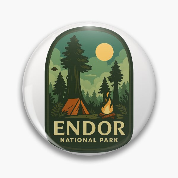 Item preview, Endor National Park Galactic Camping Scene designed and sold by Places On Earth.