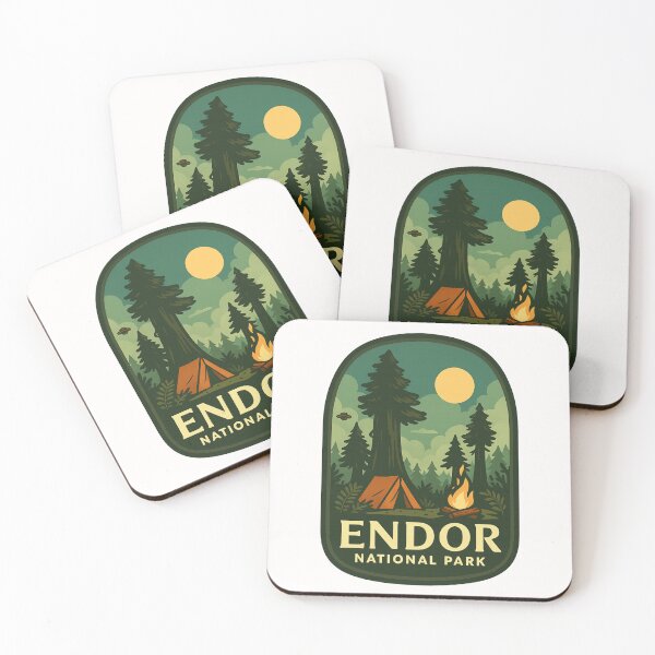 Item preview, Endor National Park Galactic Camping Scene designed and sold by Places On Earth.