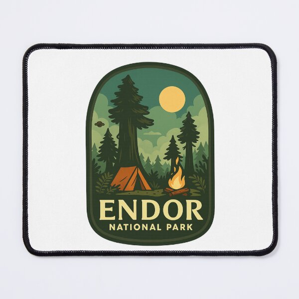Item preview, Endor National Park Galactic Camping Scene designed and sold by Places On Earth.