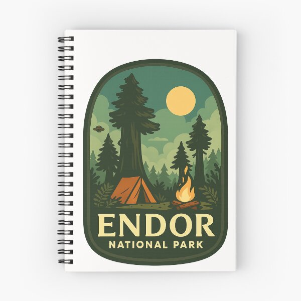 Item preview, Endor National Park Galactic Camping Scene designed and sold by Places On Earth.