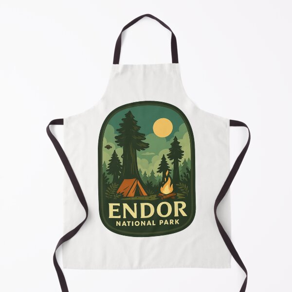 Item preview, Endor National Park Galactic Camping Scene designed and sold by Places On Earth.