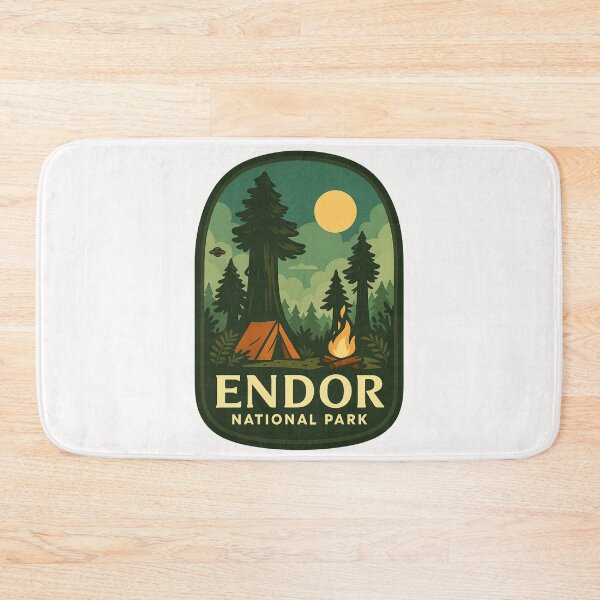Item preview, Endor National Park Galactic Camping Scene designed and sold by Places On Earth.