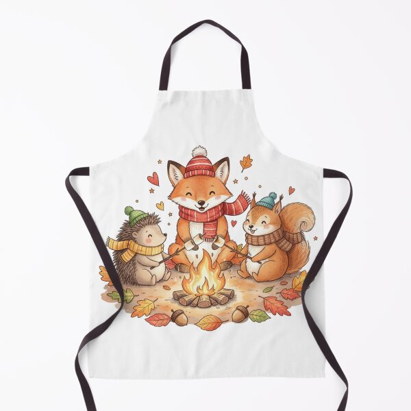 Item preview, Cozy Woodland Campfire – Cute Forest Friends Illustration designed and sold by CanvasFox.