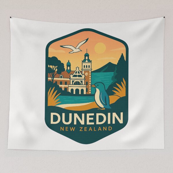 Item preview, Dunedin New Zealand Otago Peninsula Seaside View designed and sold by Places On Earth.