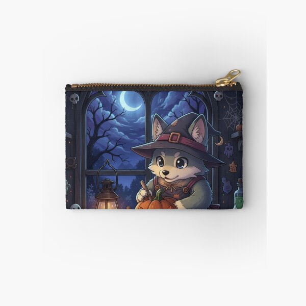 Item preview, Cute wolf and the Halloween designed and sold by RayzuCosmicShop.