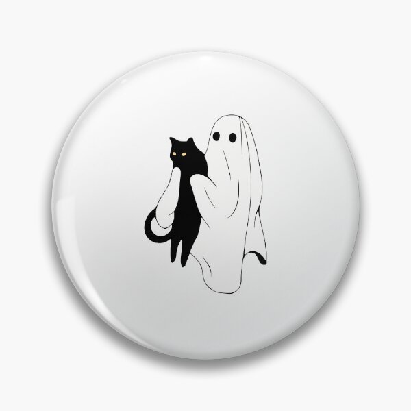Item preview, Сute Ghost Cat Halloween designed and sold by JeffGrinble.