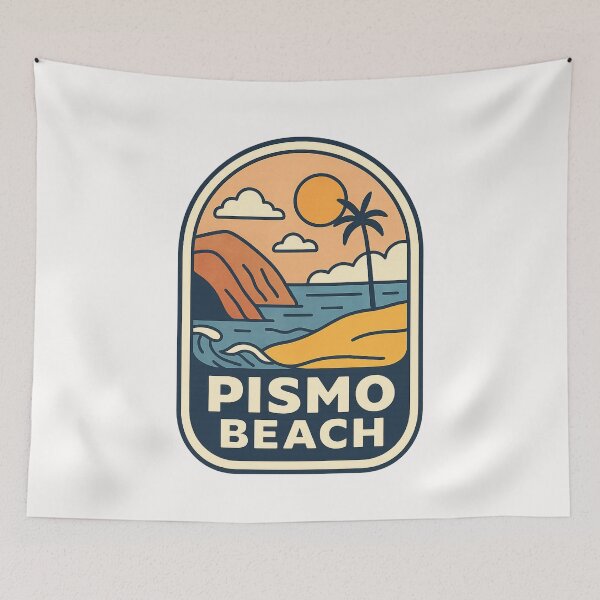 Item preview, Pismo Beach California Sunset Coastline designed and sold by Places On Earth.
