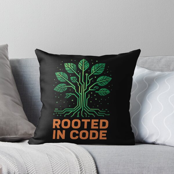 Item preview, Coding Tree Circuit Design – Rooted in Code Nerd Art designed and sold by crazydotdesigns.
