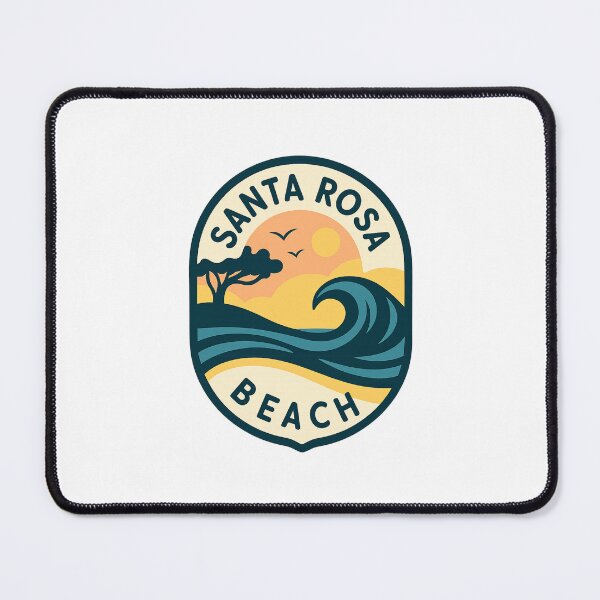Item preview, Santa Rosa Beach Florida Sunset Surf Scene designed and sold by Places On Earth.