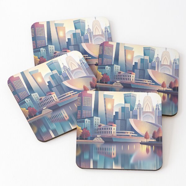 Item preview, Minimalist skyline of Bilbao designed and sold by paulrommer.