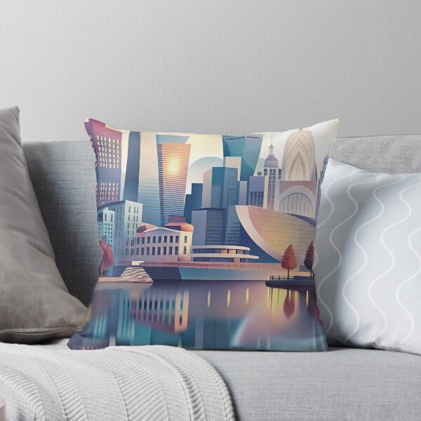 Item preview, Minimalist skyline of Bilbao designed and sold by paulrommer.