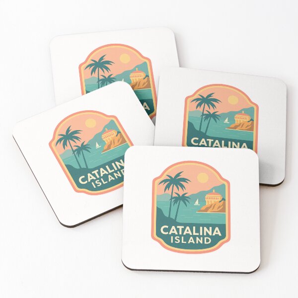 Item preview, Catalina Island California Sunset Coastline View designed and sold by Places On Earth.