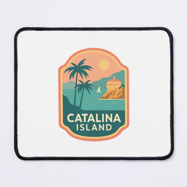 Item preview, Catalina Island California Sunset Coastline View designed and sold by Places On Earth.