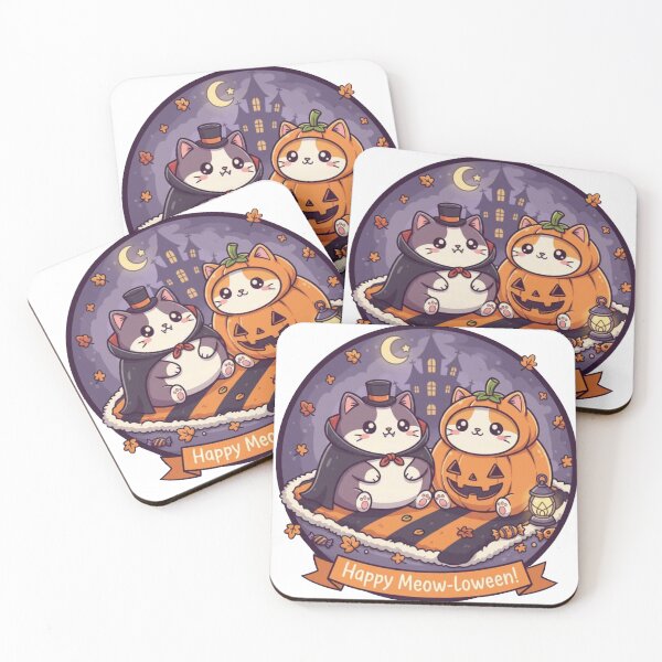 Item preview, Happy Meow-loween! designed and sold by OVRLID.
