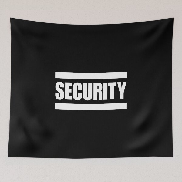 Item preview, Bold "Security" Text Graphic T-Shirt for Professionals and Enthusiasts designed and sold by ArbitraryTees.