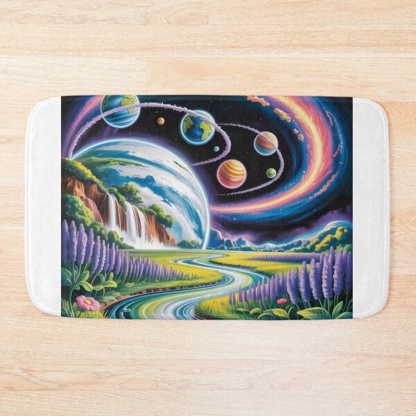 Item preview, Colorful Rivers of the Surreal Cosmos designed and sold by ArtQueen777.