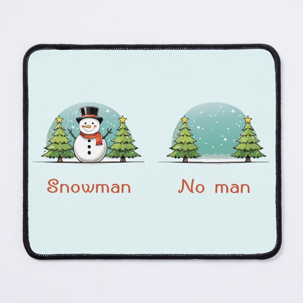 Item preview, Snowman vs No Man designed and sold by eldram.