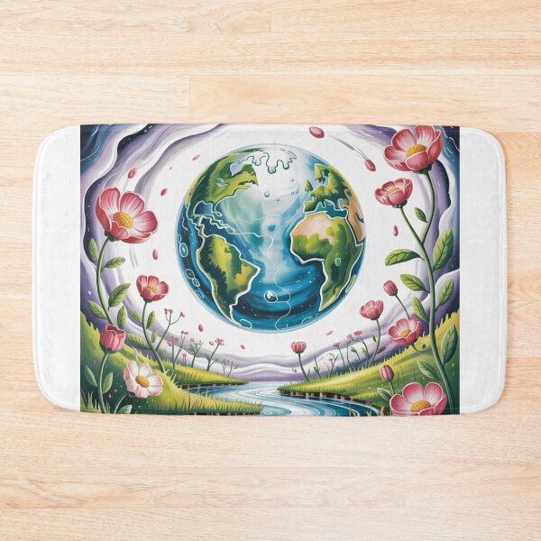 Item preview, Blooming Surreal Earth designed and sold by ArtQueen777.
