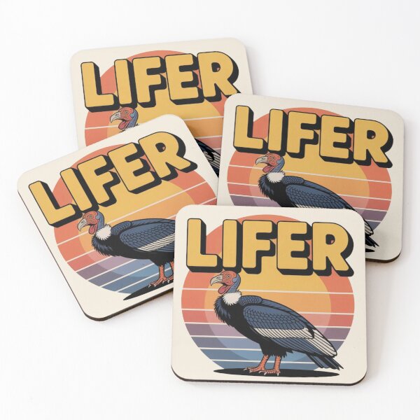 Item preview, California Condor LIFER – Retro Birdwatching Sticker designed and sold by The Digital Compass.