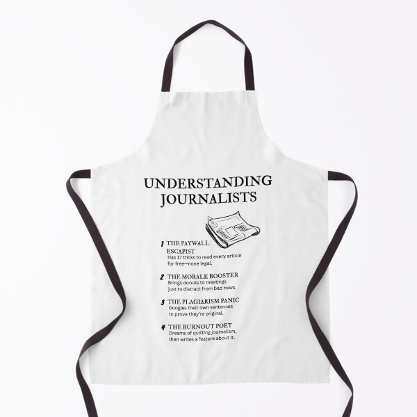 Item preview, Real Journalist Life – Relatable & Funny Press Humor designed and sold by PsyFlow35.