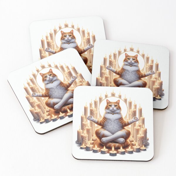 Item preview, Cat doing yoga designed and sold by Artquinox.