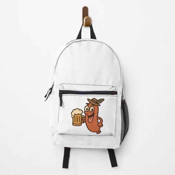Item preview, Schnitzel Faced – Bavarian Hat Sausage Cartoon designed and sold by FTS-Studio.