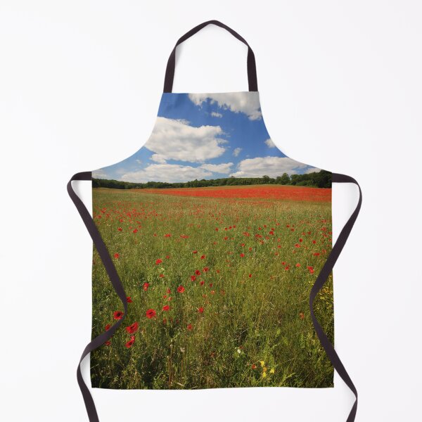 Item preview, Masses of Bright Red Poppies in a Poppy Field under a blue sky in Kent England UK designed and sold by John Gilham - Landscape Photography.
