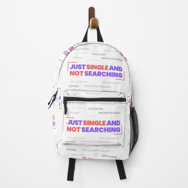 Item preview, Just Single and Not Searching – Bold and Witty Statement Design designed and sold by Sepinik.