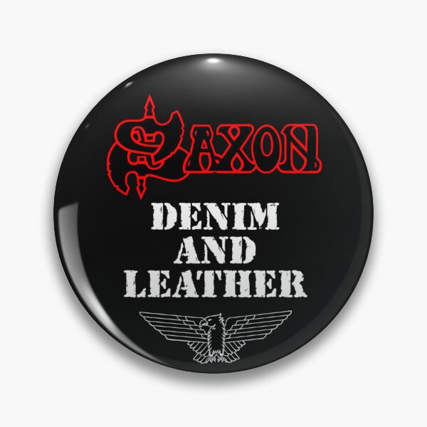 Item preview, Saxon Denim and Leather Classic Old School Heavy Metal designed and sold by KimorahBronzo.