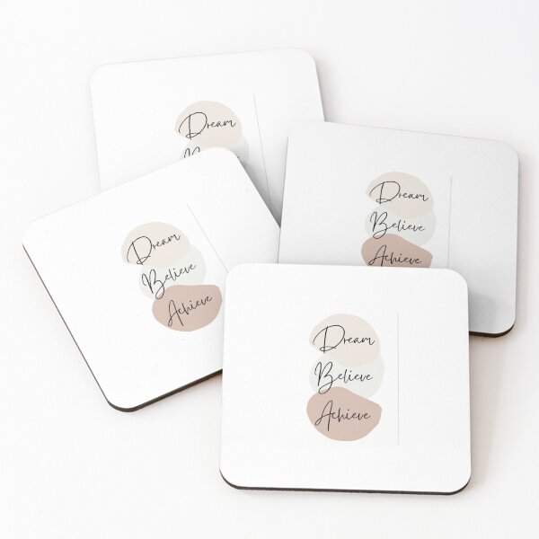 Item preview, Dream Believe Achieve – Modern Aesthetic Typography designed and sold by AngelVibess.