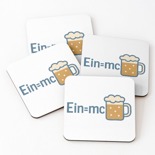 Item preview, Physics Prost – Ein = mc² Beer Nerd Pun designed and sold by FTS-Studio.