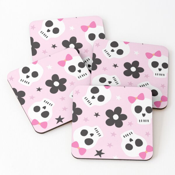 Item preview,  Pink Sugar Skull Kawaii Seamless tshirt designed and sold by anandsiva2703.