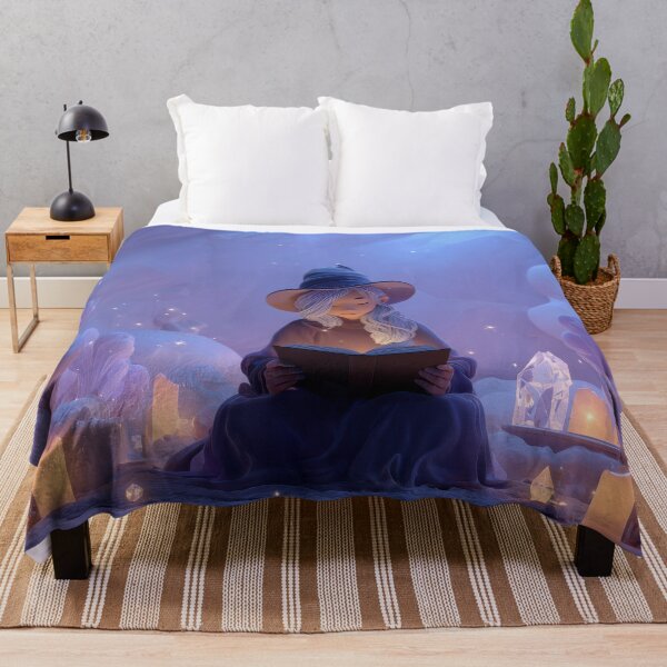 Item preview, Candlelit Study – Young Witch in a Crystal Grove designed and sold by BennyPuppy.