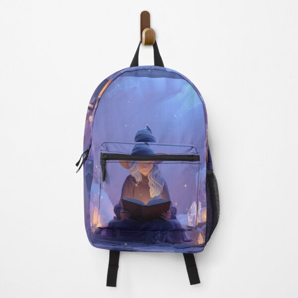 Item preview, Candlelit Study – Young Witch in a Crystal Grove designed and sold by BennyPuppy.