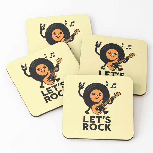 Item preview, Let’s Rock! Cute Vinyl Record Guitarist designed and sold by thepicassoUA.