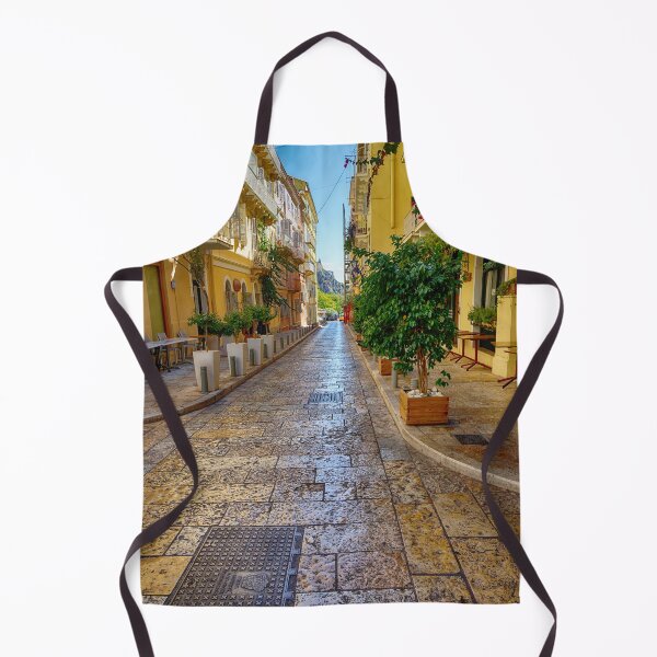 Item preview, A Quiet Street in Corfu Old Town Greece Europe designed and sold by John Gilham - Landscape Photography.