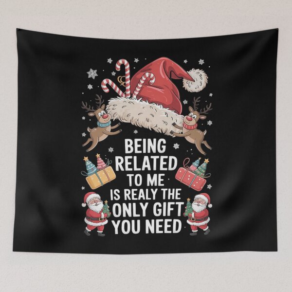 Item preview, Being Related To Me Funny Christmas Family Xmas Pajamas designed and sold by papertaless.