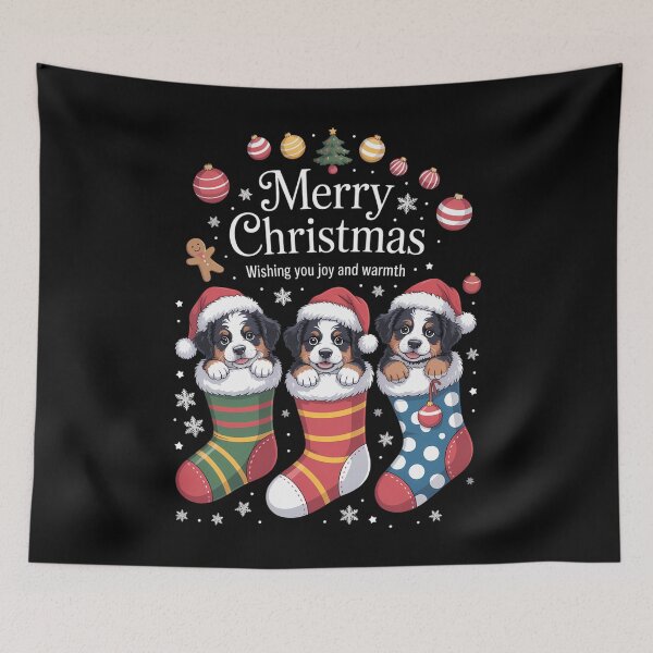 Item preview, Bernedoodle Dog in Christmas Men Women Kids Xmas Pajama designed and sold by papertaless.