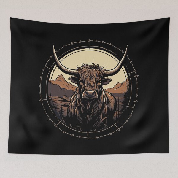 Item preview, Scottish highland cattle designed and sold by drizzd.