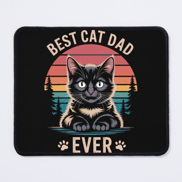 Item preview, Best Cat Dad Ever Black Cat Happy Fathers Day designed and sold by papertaless.