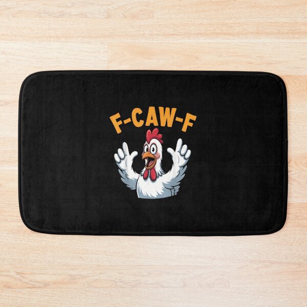 Item preview,  F-Caw-F Funny Chicken Humor Sarcastic Retro Apparel  designed and sold by merlinnears.