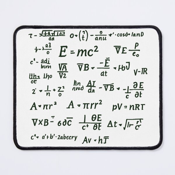 Item preview, Scattered Genius: Iconic Math & Physics Formulas designed and sold by ZeMa-JA.