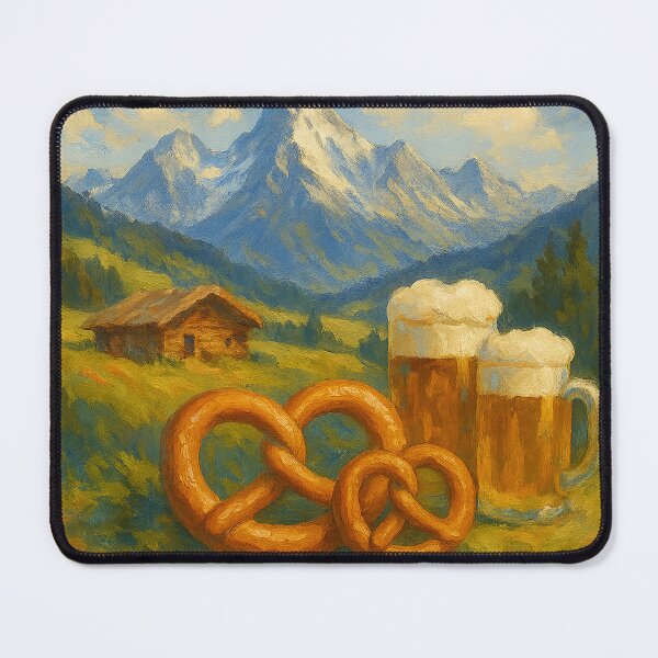 Item preview, Bavarian Adventure – Alpine Cabin with Pretzels & Steins designed and sold by FTS-Studio.