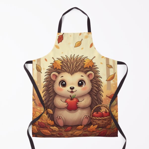 Item preview, hedgehog in autumn designed and sold by RayzuCosmicShop.