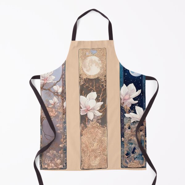 Item preview, Art Nouveau Celestial Magnolia Triptych designed and sold by LanaGustavsson.