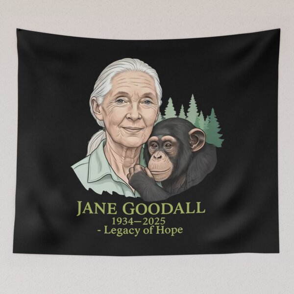 Item preview, Jane Goodall designed and sold by jillianhanna.