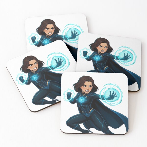 Item preview, Nova Pulse – Cosmic Energy Superhero in Battle Stance designed and sold by House of Angel Jams.