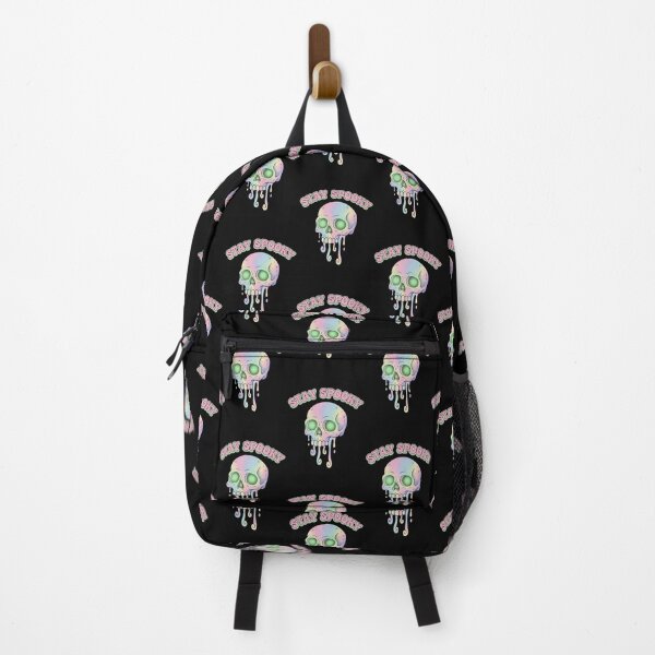 Item preview, Stay Spooky Pastel Rainbow Skull classic tshirt designed and sold by anandsiva2703.